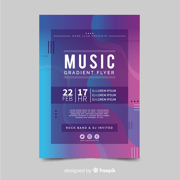 Music festival poster