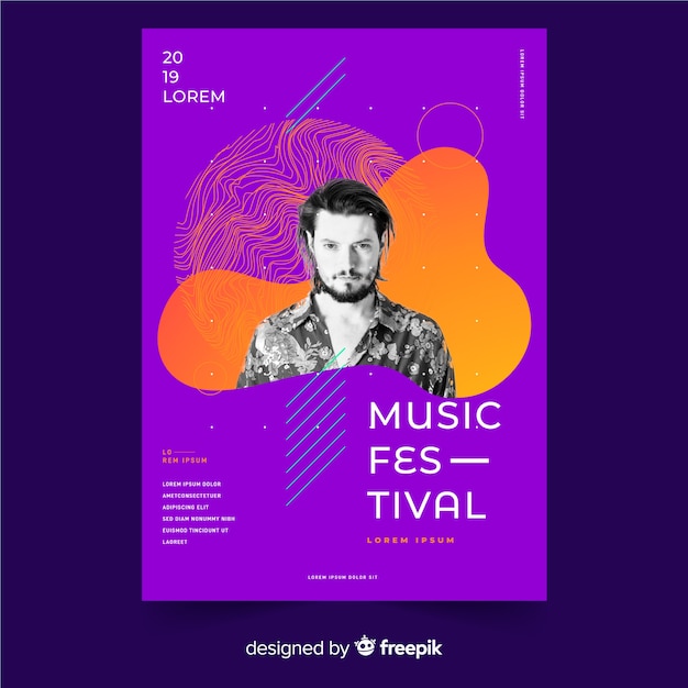 Music festival poster