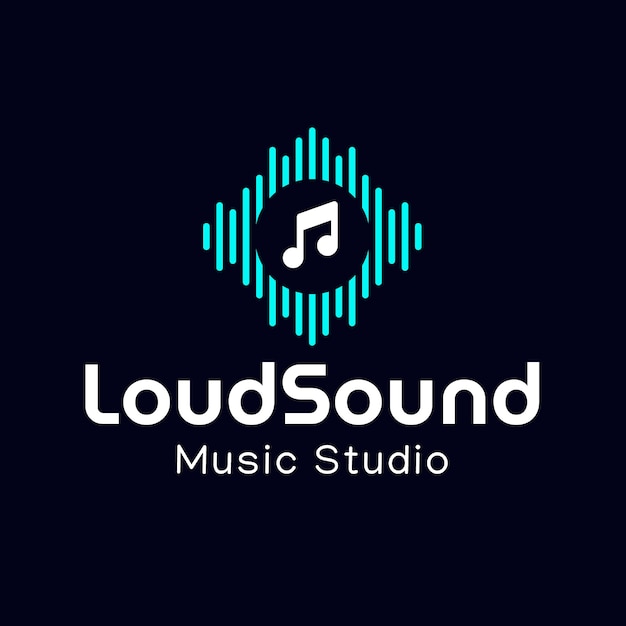 Music logo template