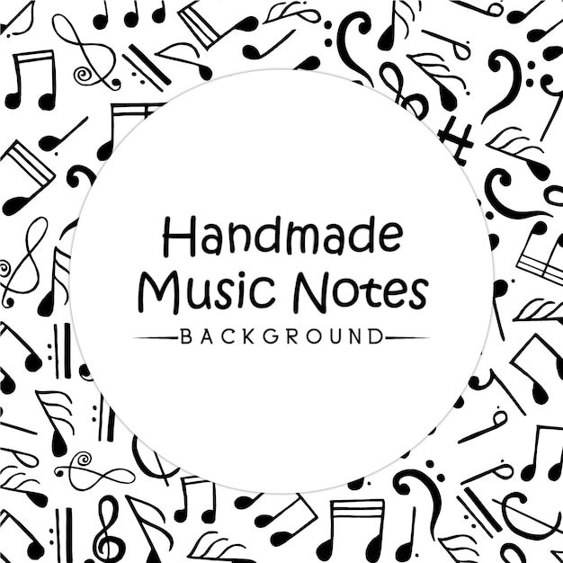 Music notes background