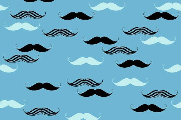 Mustache background desktop wallpaper, gentleman vector