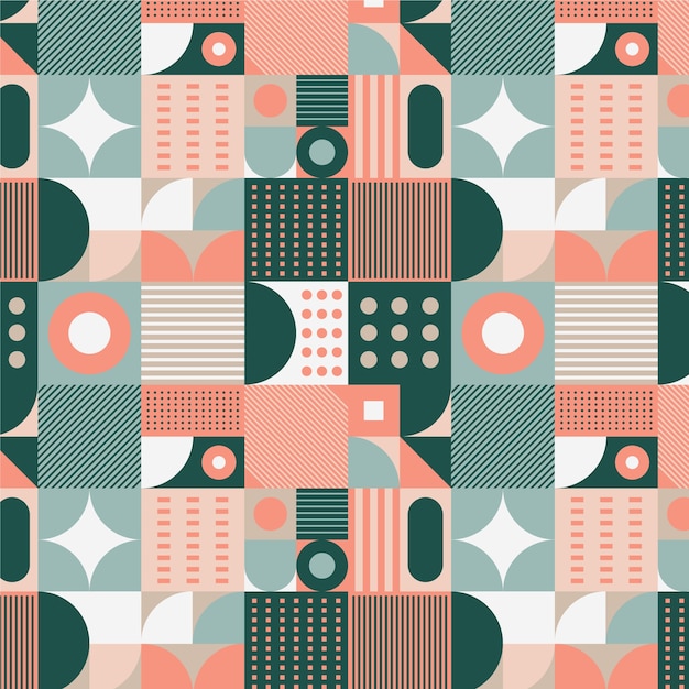 Free vector muted color palette pattern