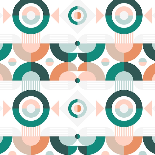 Free Vector muted color palette pattern