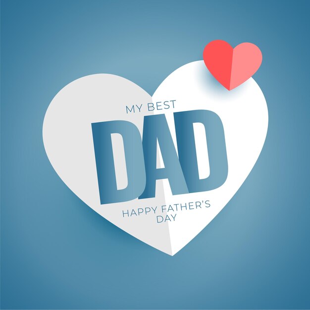 My best dad message for fathers day  greeting card