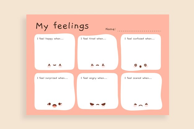 My feelings storyboard