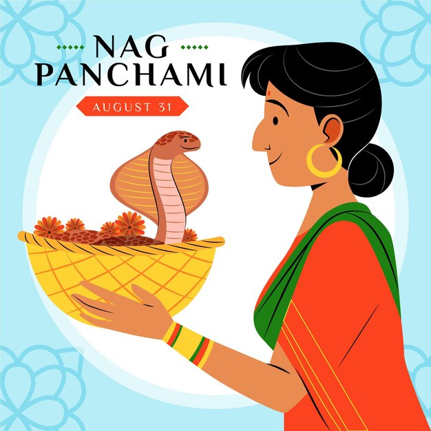 Nag panchami illustration