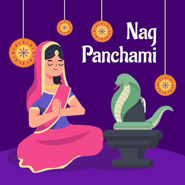 Nag panchami illustration