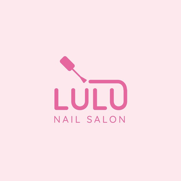 Nail salon logo design