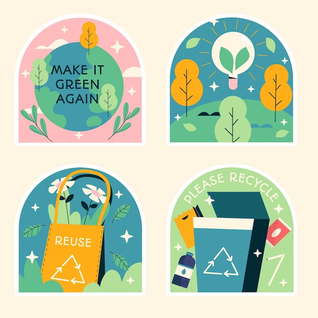 Naive ecology stickers