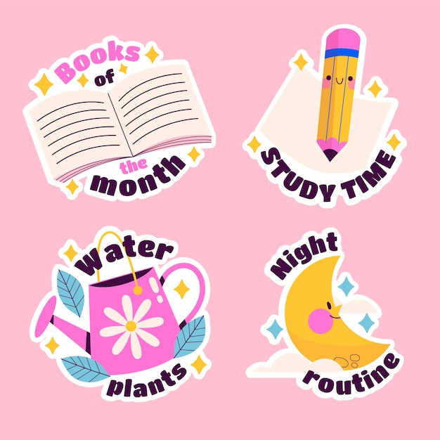 Naive planner stickers