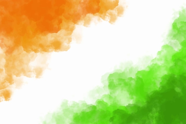 National flag colours for indian independence day celebration background