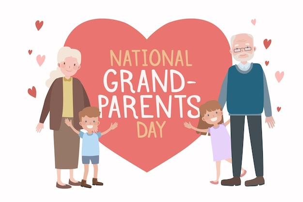 National grandparents' day with grandchildren