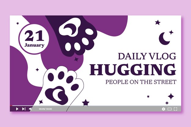 National hugging day youtube thumbnail