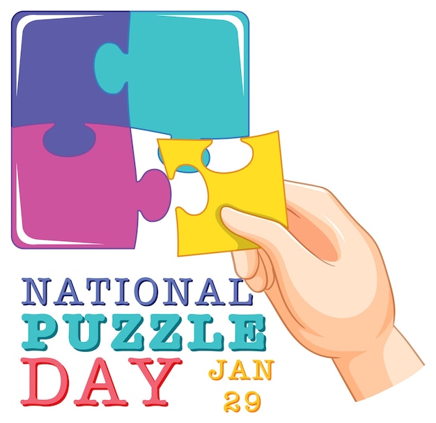 National Puzzle Day Banner