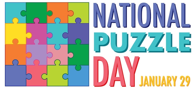 National Puzzle Day Banner