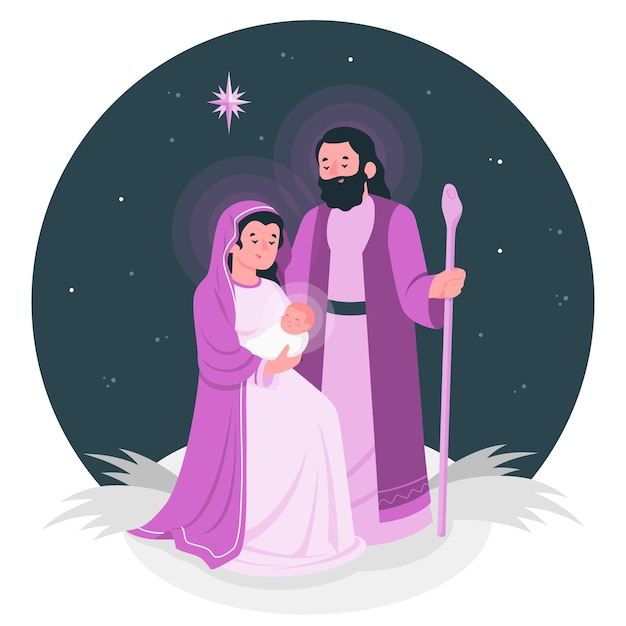 Nativity concept illustration