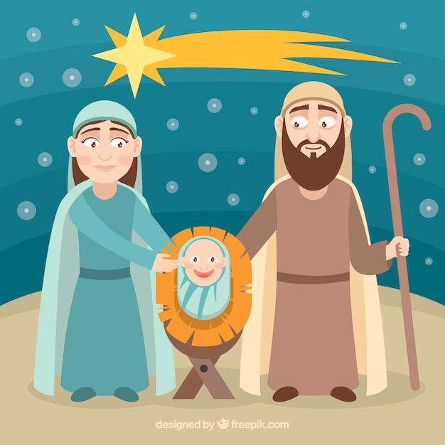 Nativity scene background