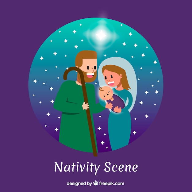 Nativity scene background