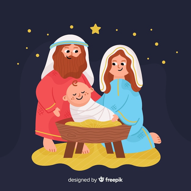 Nativity scene background