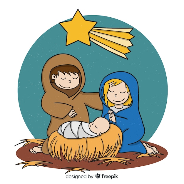 Nativity scene background