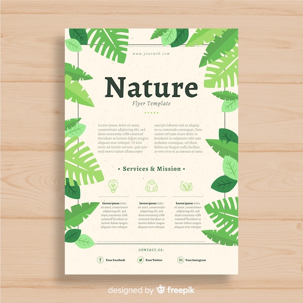 Nature flyer