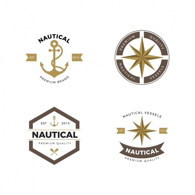 Nautical logos collection