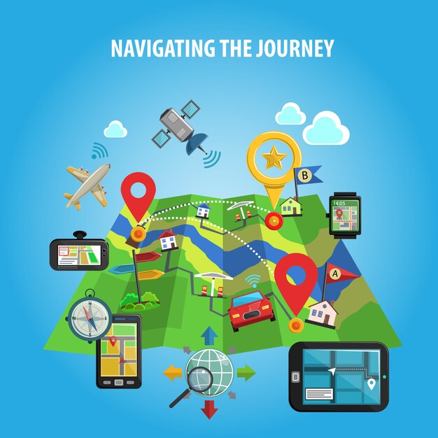 Navigating The Journey Concept 