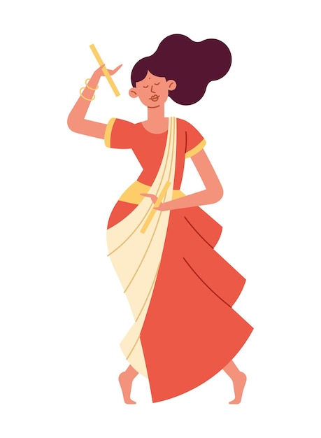 navratri dancer design