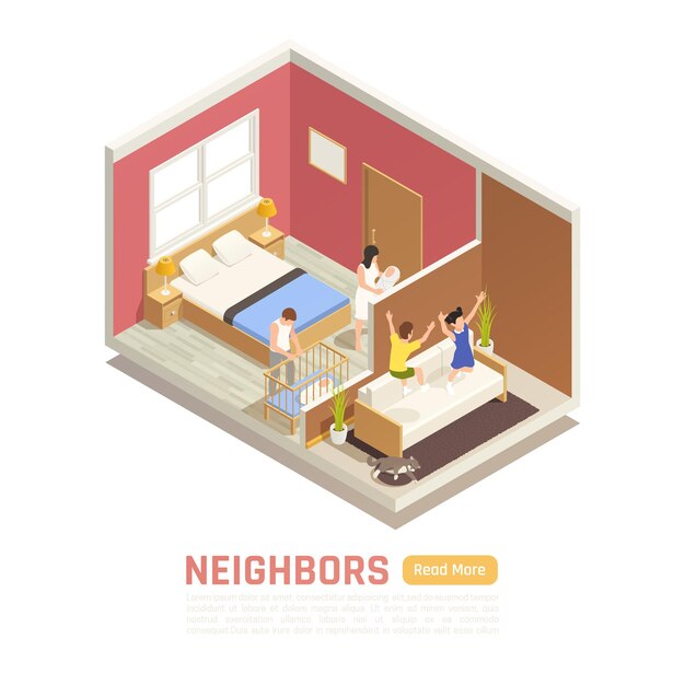 Neighbor relations banner template