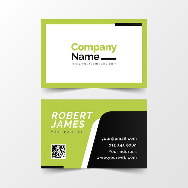 Neon business card