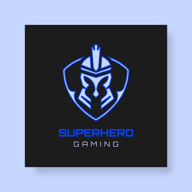 Neon futuristic superhero gaming profile picture