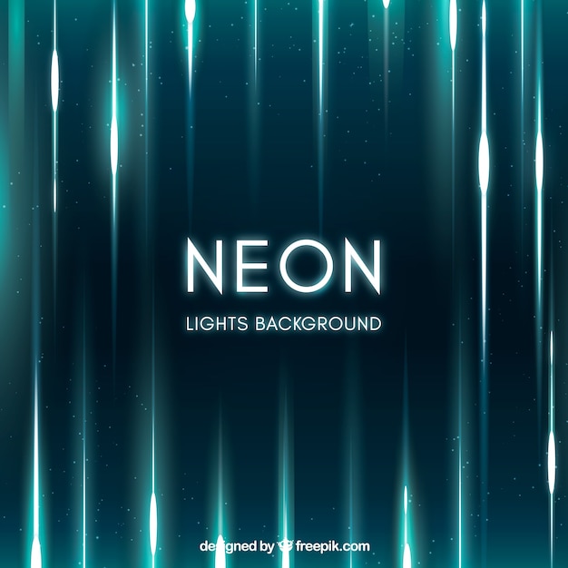 Neon lights background in abstract style