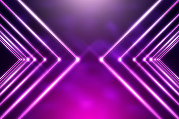 Neon lights background style