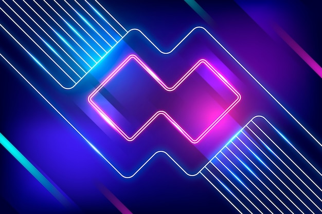 Free Vector neon lights background