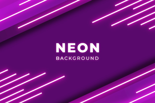 Neon lights background