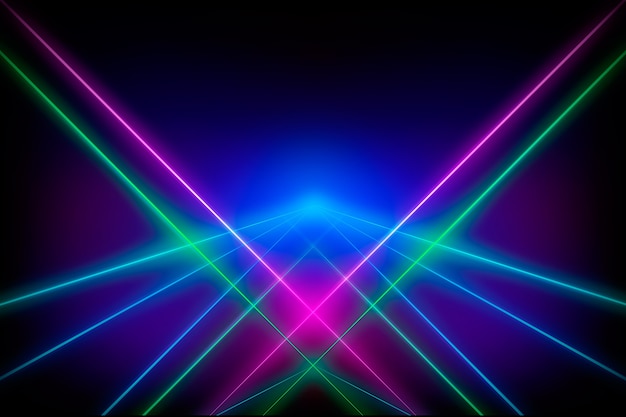 Neon lights background