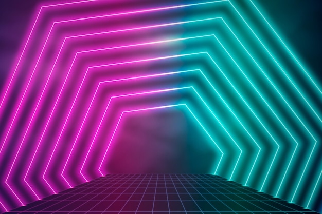 Free vector neon lights background