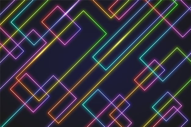 Neon lights wallpaper