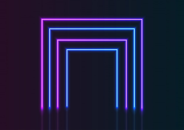 Neon lines background