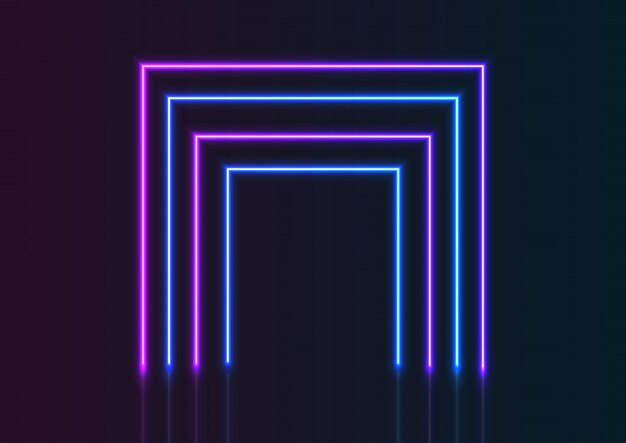 Neon lines background