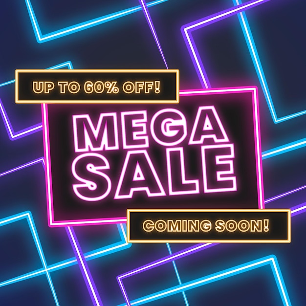 Neon sale sign