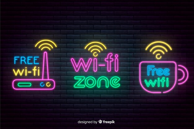 Neon wifi signal collection