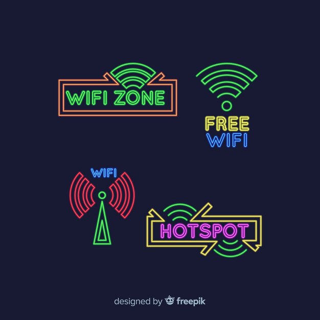 Neon wifi signal collection