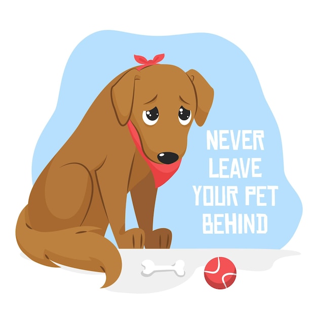 Never leave your pet behind