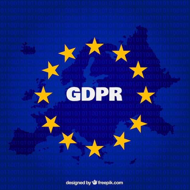 Free vector new european gdpr concept