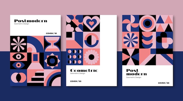 New modernism aesthetics business cover collection