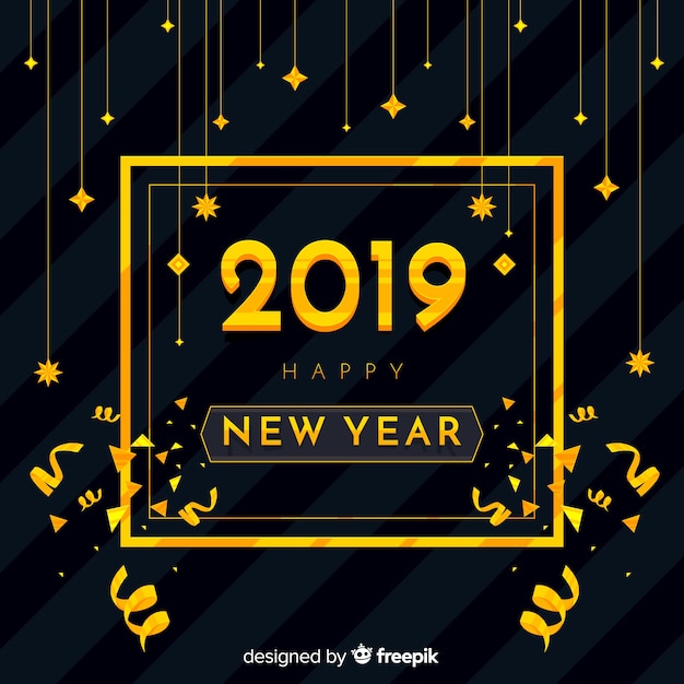 New year 2019 background 