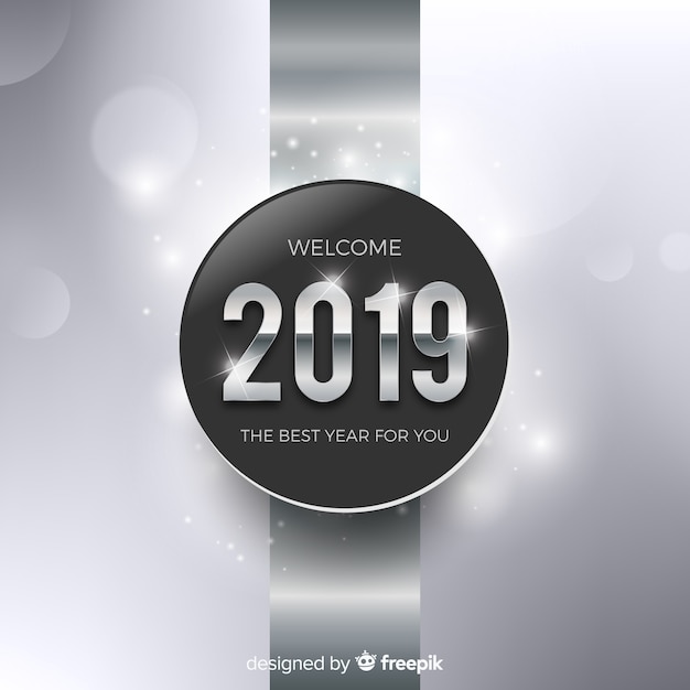 New year 2019 background