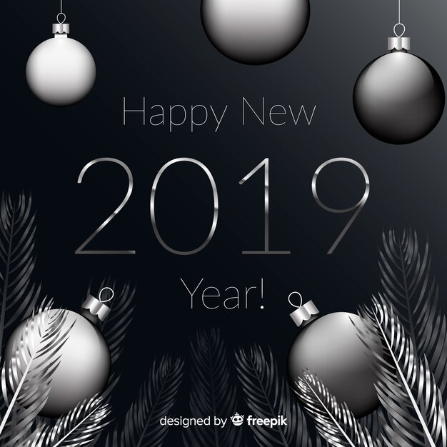 New year 2019 background