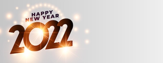 New year celebration 2022 banner design